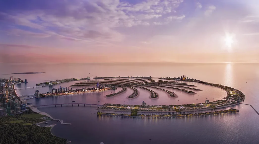 Palm Jebel Ali residential and hospitality units