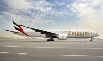 UAE flight to London
